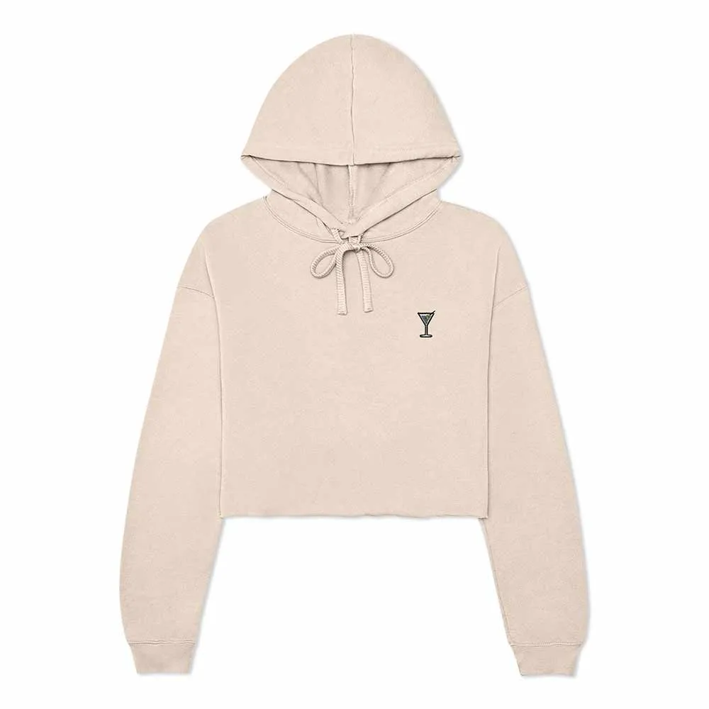 Dalix Martini Cropped Hoodie
