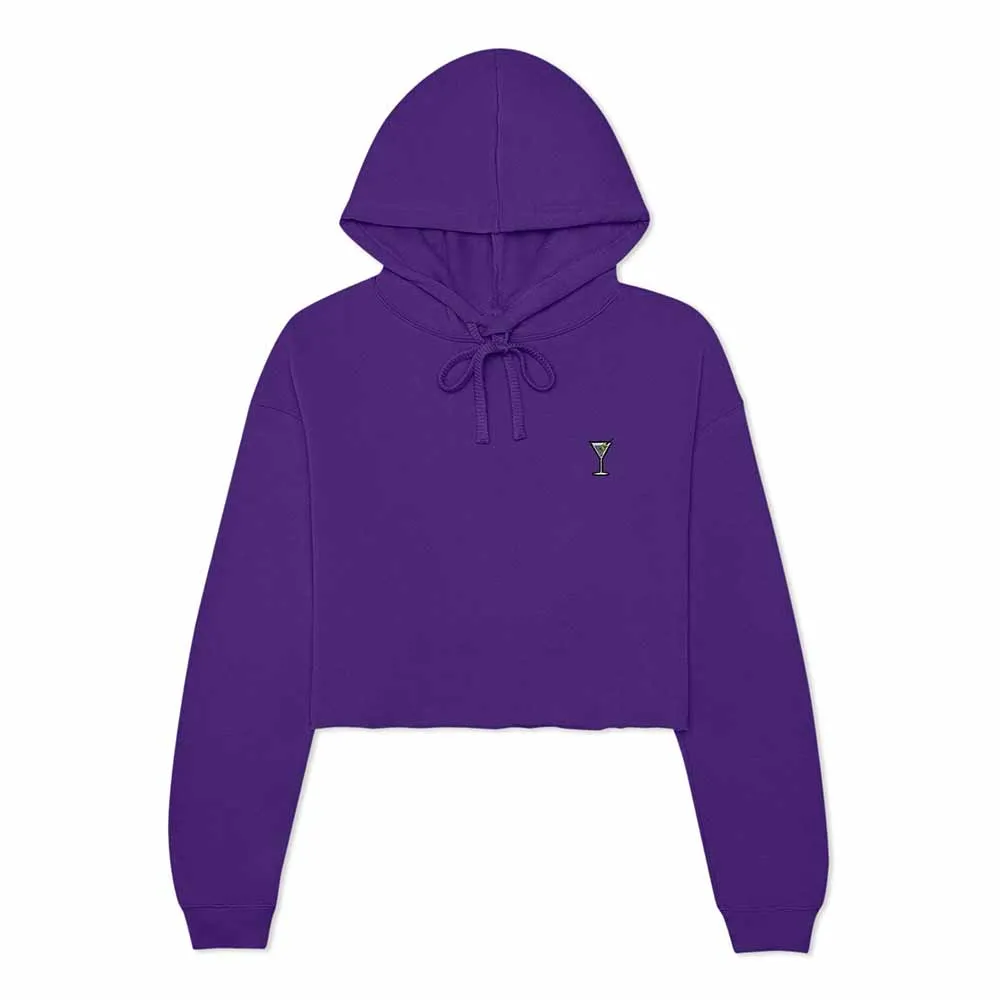 Dalix Martini Cropped Hoodie