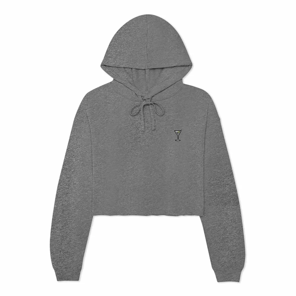 Dalix Martini Cropped Hoodie