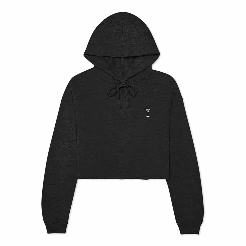 Dalix Martini Cropped Hoodie