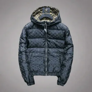 Designer Windbreaking Slim Puffer