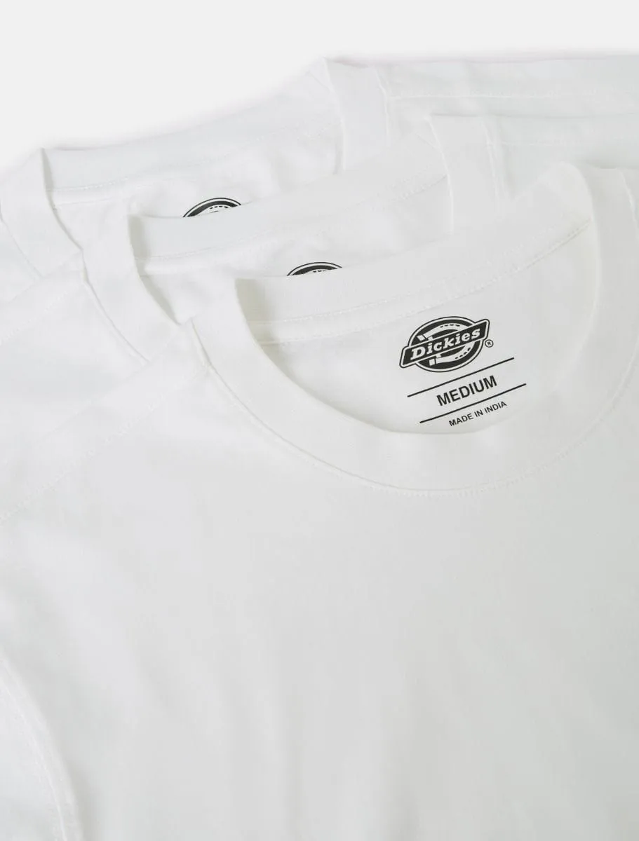 Dickies T-Shirt Pack (3 T-Shirts) White