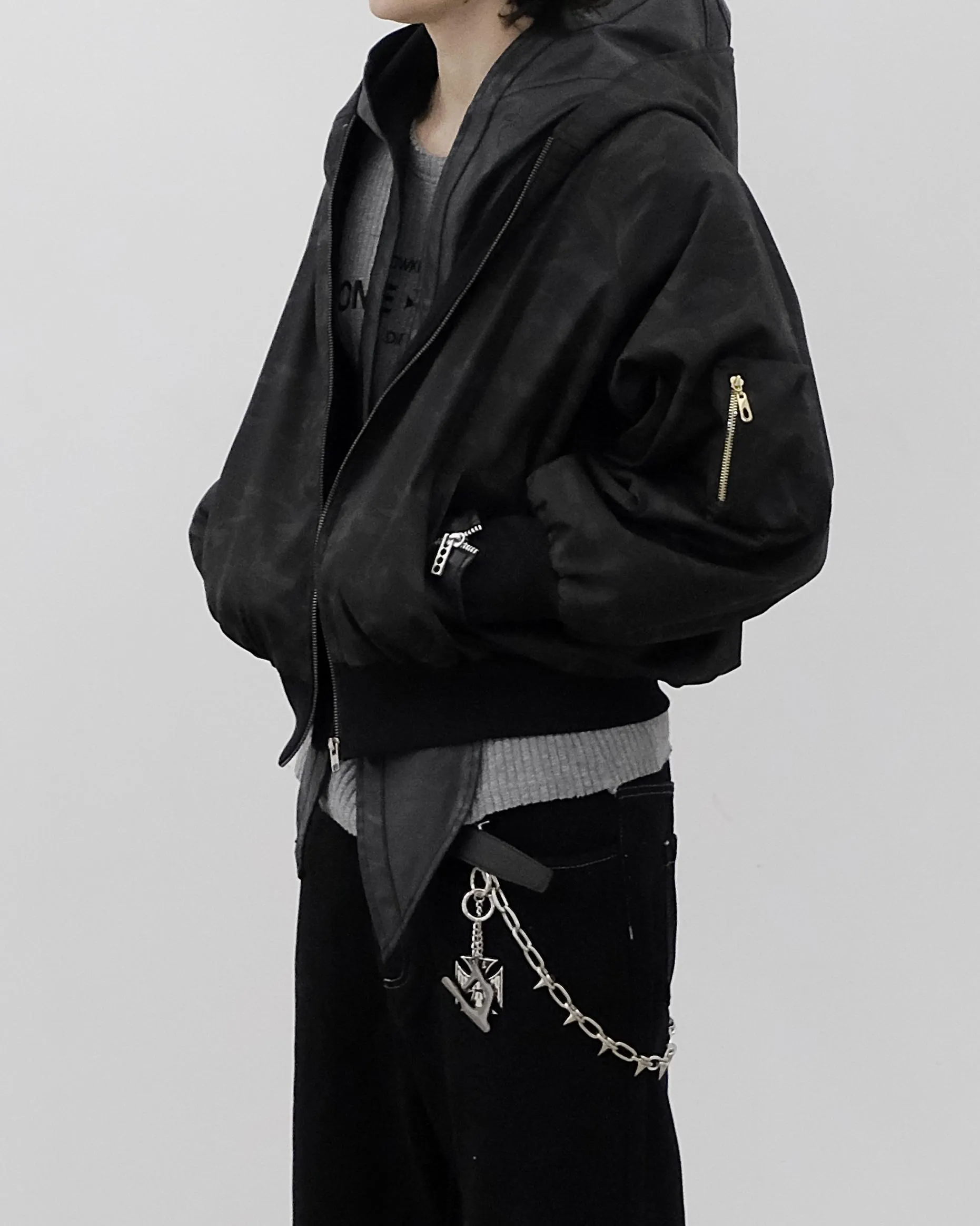 DIMOIR LF Hooded Reversible Bomber Jackets