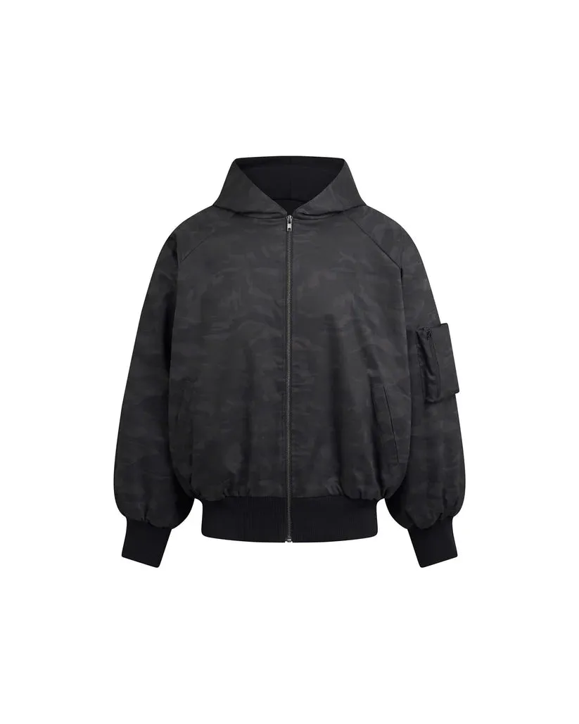 DIMOIR LF Hooded Reversible Bomber Jackets