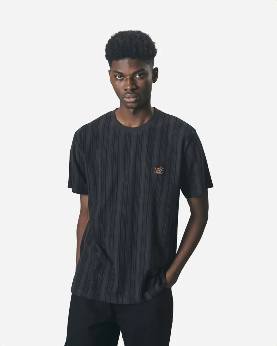 Djax Stripe Tee - Black