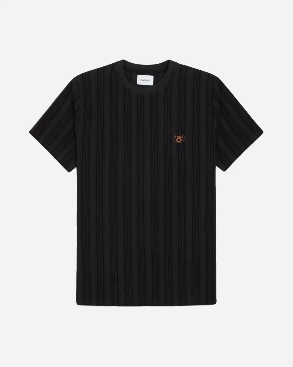 Djax Stripe Tee - Black