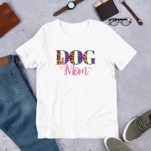 Dog Mom Leopard and Stars T-Shirt