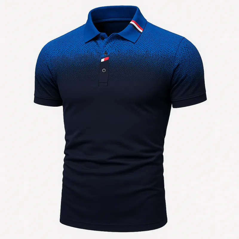 Domoir | Elegant Stretch Polo Shirt