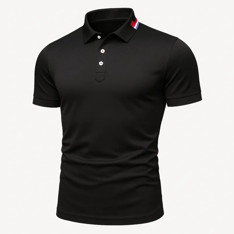Domoir | Elegant Stretch Polo Shirt