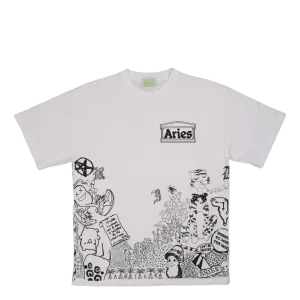 Doodle Ss Tee White