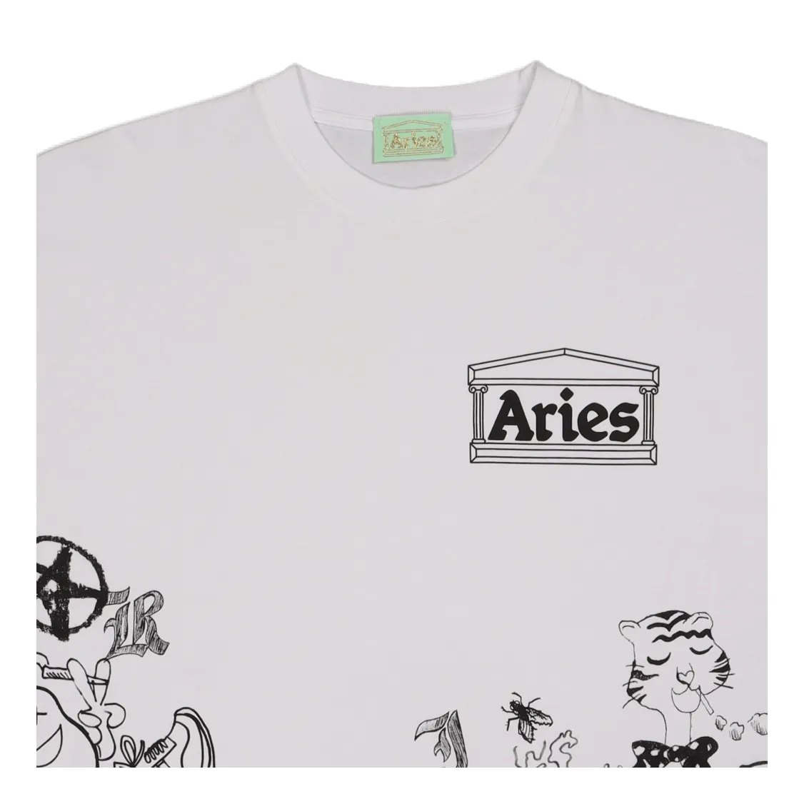 Doodle Ss Tee White