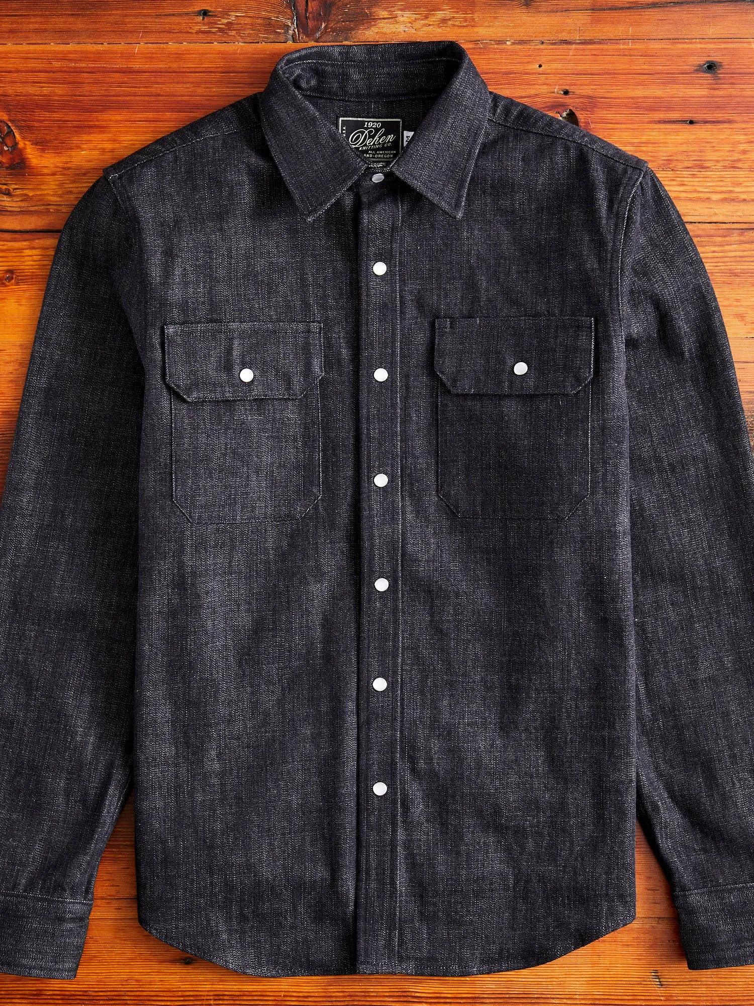 Drover Overshirt in Slate Denim