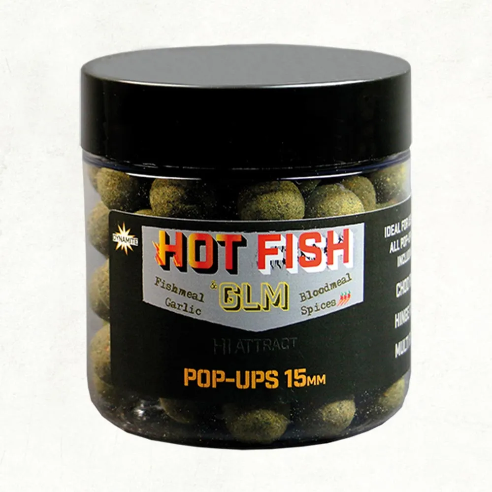 Dynamite Baits Hot Fish & GLM Foodbait Pop-ups