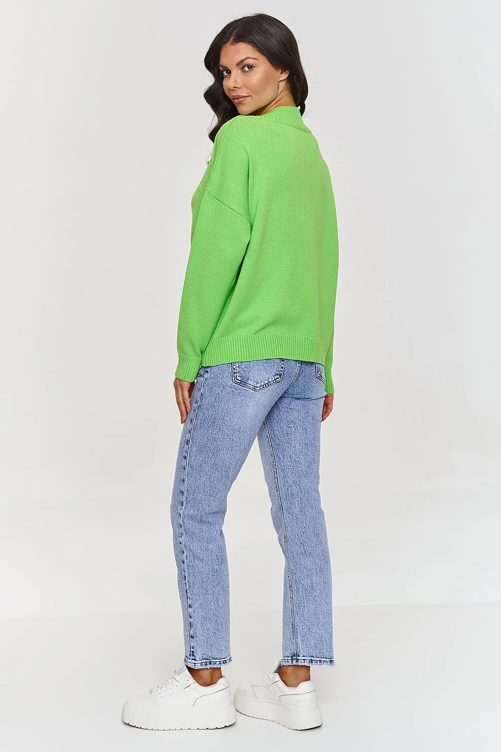 Elegant V-Neck Loose-Fit Sweater