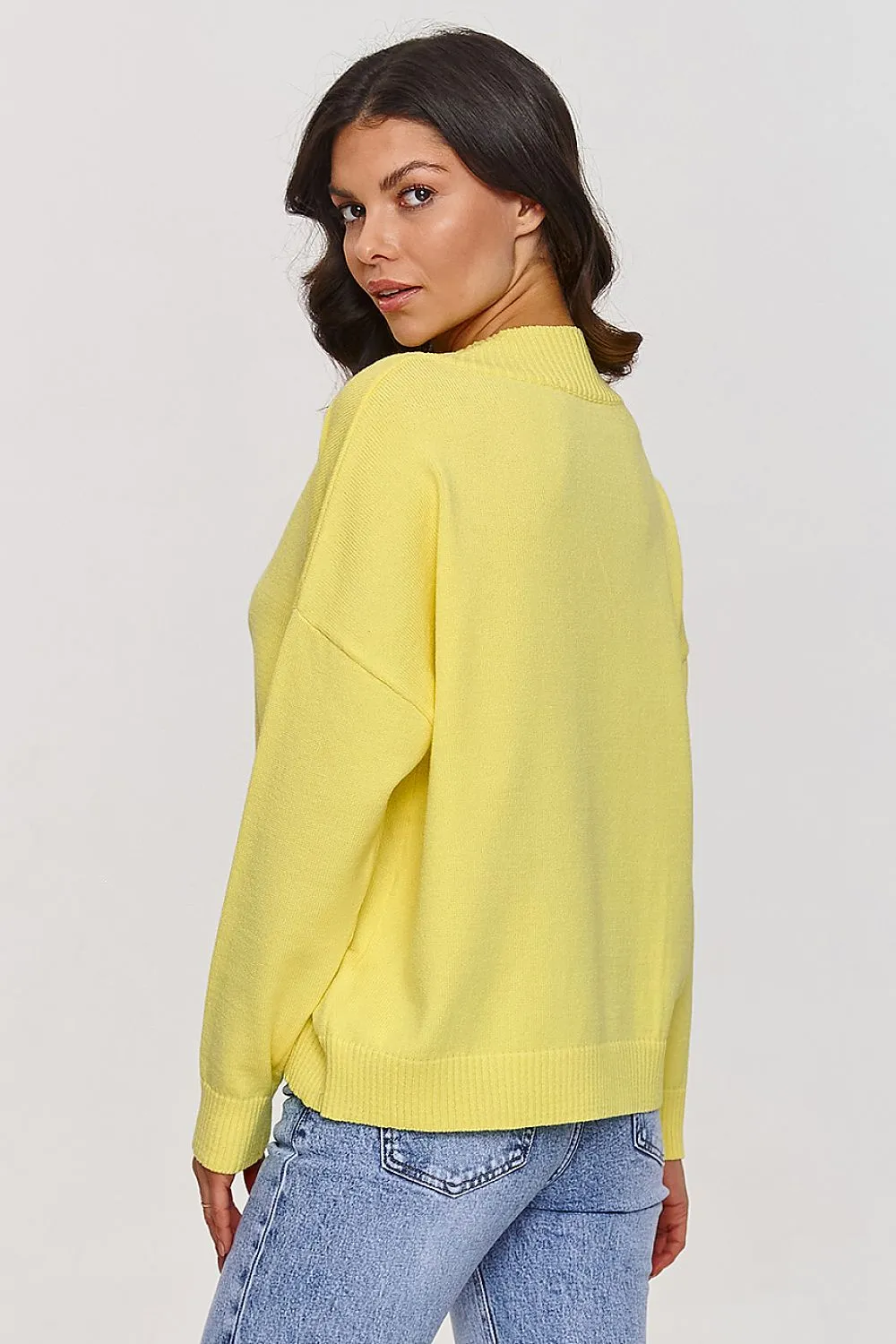 Elegant V-Neck Loose-Fit Sweater