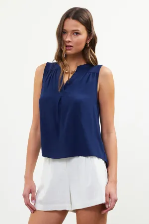 Elle Top | Navy