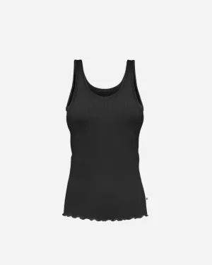 Elsk Jannerup Ribbed Top - Black