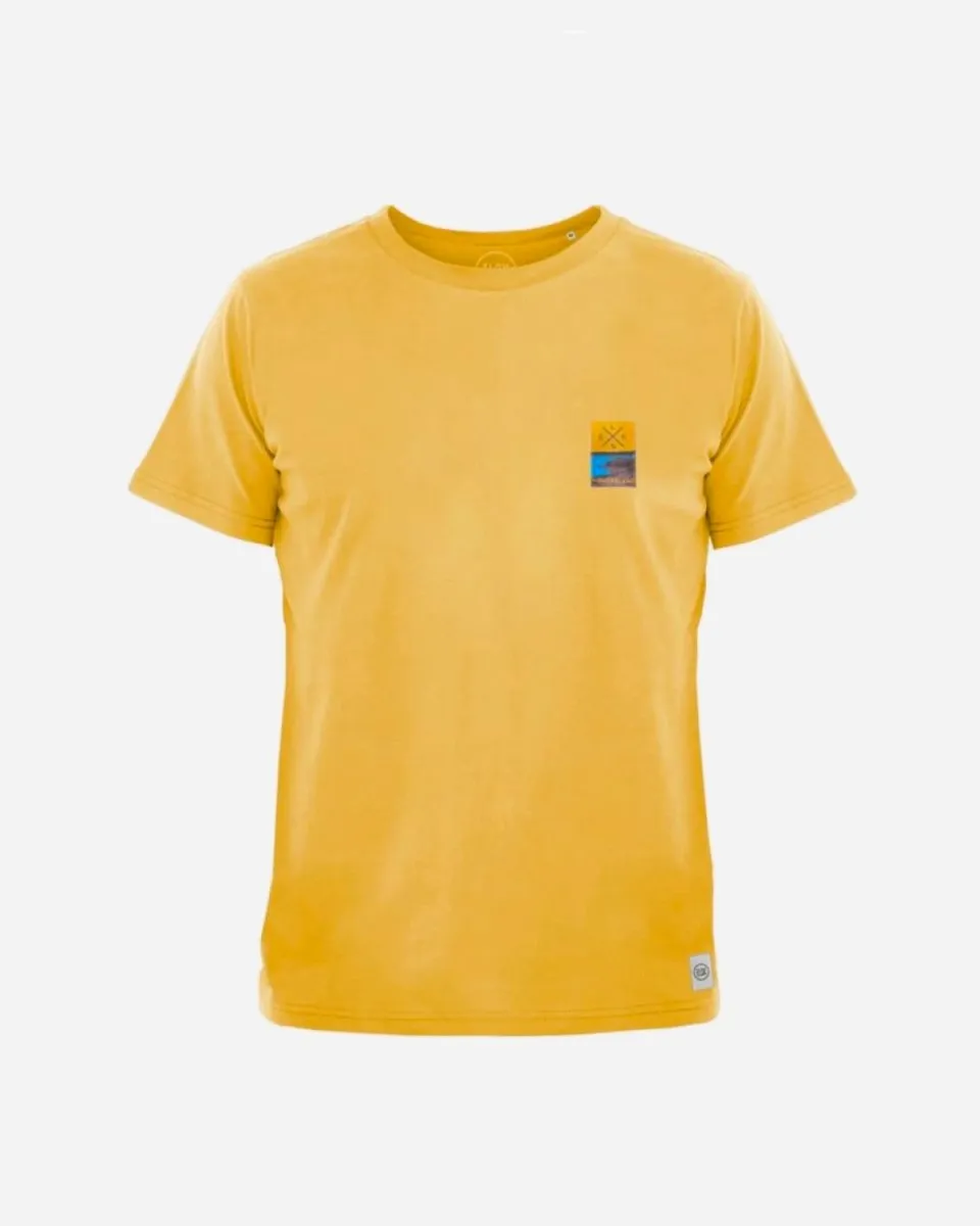 ELSK® PCH BAGSØ BRUSHED MEN'S T-SHIRT - YELLOW
