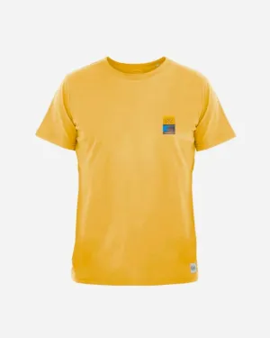 ELSK® PCH BAGSØ BRUSHED MEN'S T-SHIRT - YELLOW