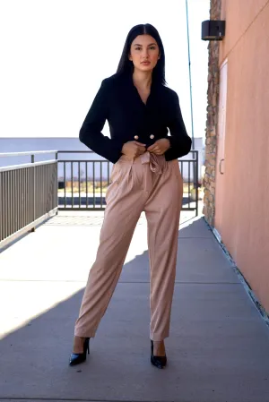 Elva Black Crop Jacket