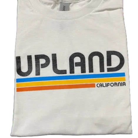 Empire T-shirts Retro Upland Logo - White -