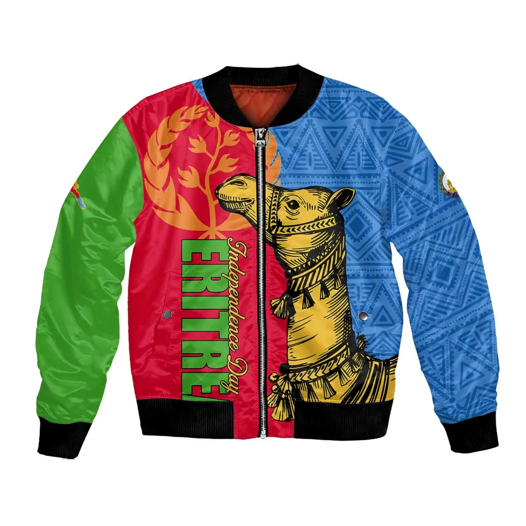 Eritrea Independence Day 2024 Bomber Jacket Eritrean Camel African Pattern LT01