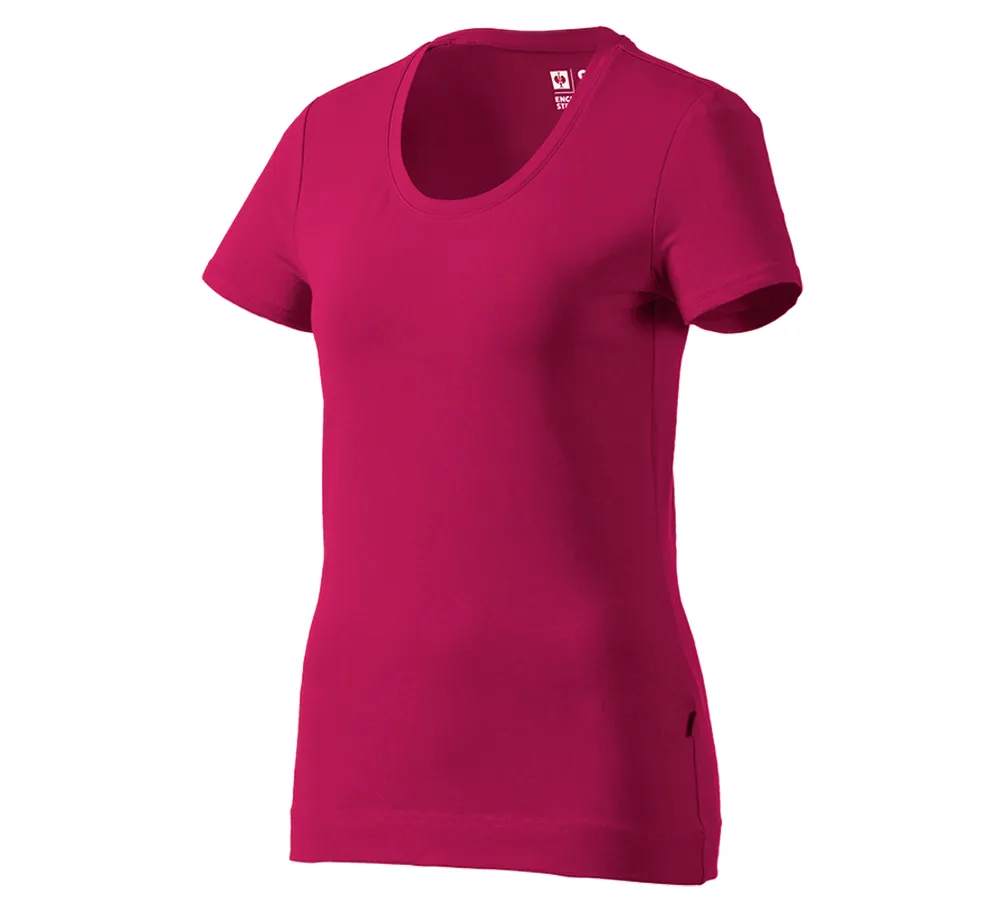 e.s. ženska kratka majica cotton stretch
