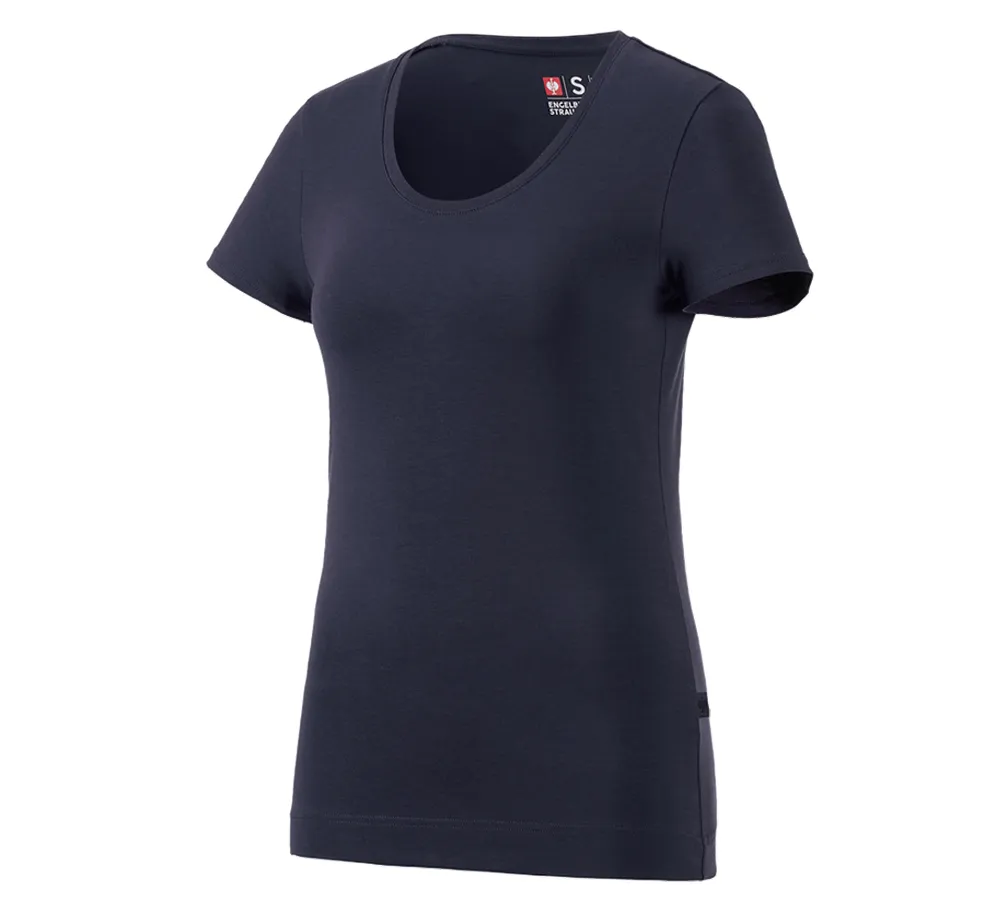 e.s. ženska kratka majica cotton stretch