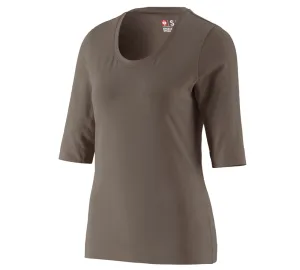 e.s. majica 3/4-rokav cotton stretch, ženska