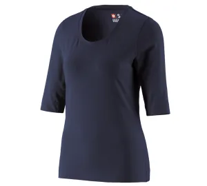 e.s. majica 3/4-rokav cotton stretch, ženska