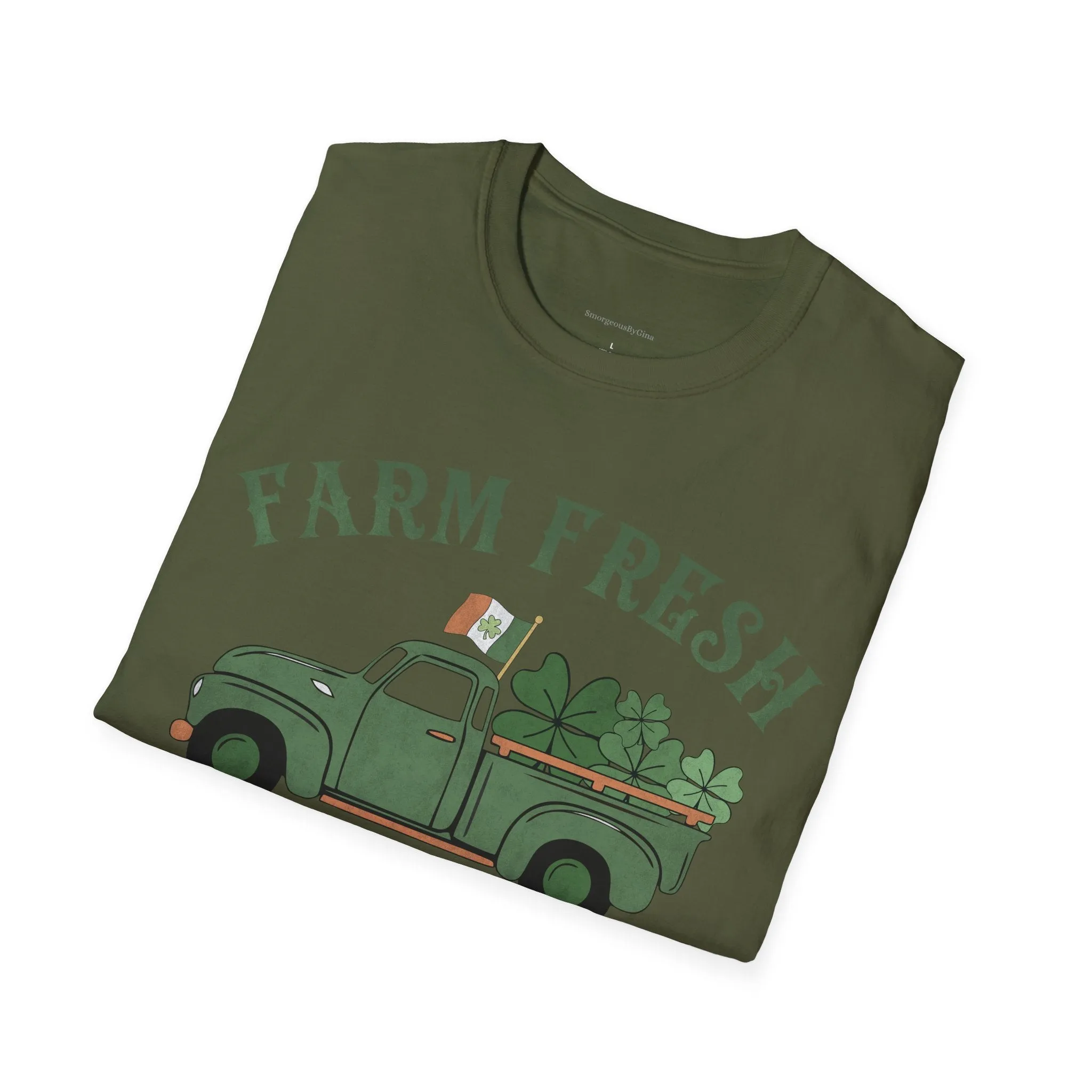 Farm Fresh Four Leaf Clovers Softstyle T-Shirt