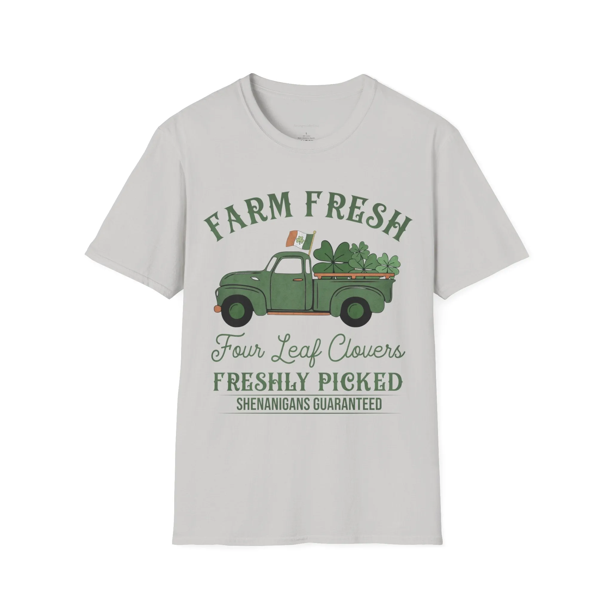Farm Fresh Four Leaf Clovers Softstyle T-Shirt