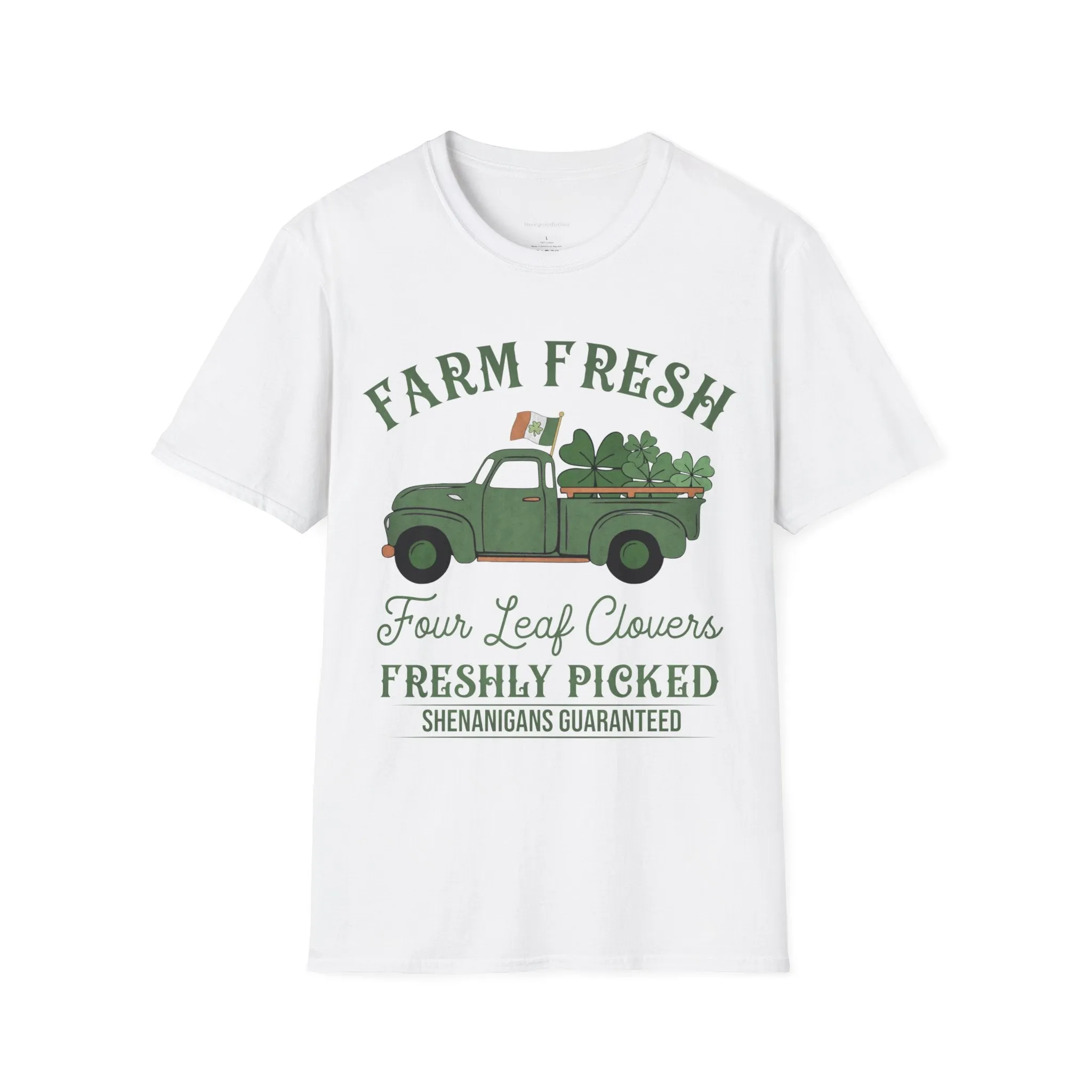 Farm Fresh Four Leaf Clovers Softstyle T-Shirt