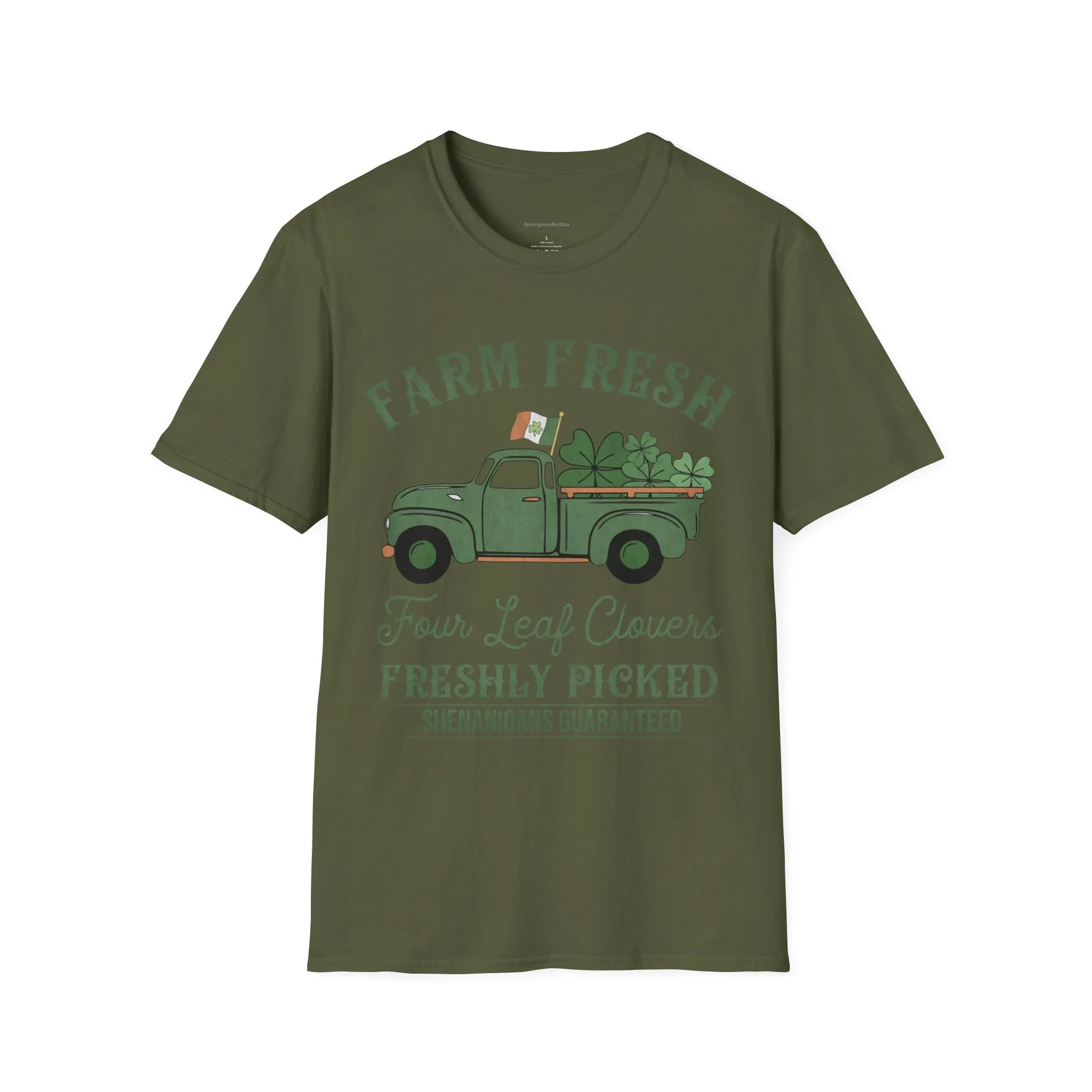 Farm Fresh Four Leaf Clovers Softstyle T-Shirt