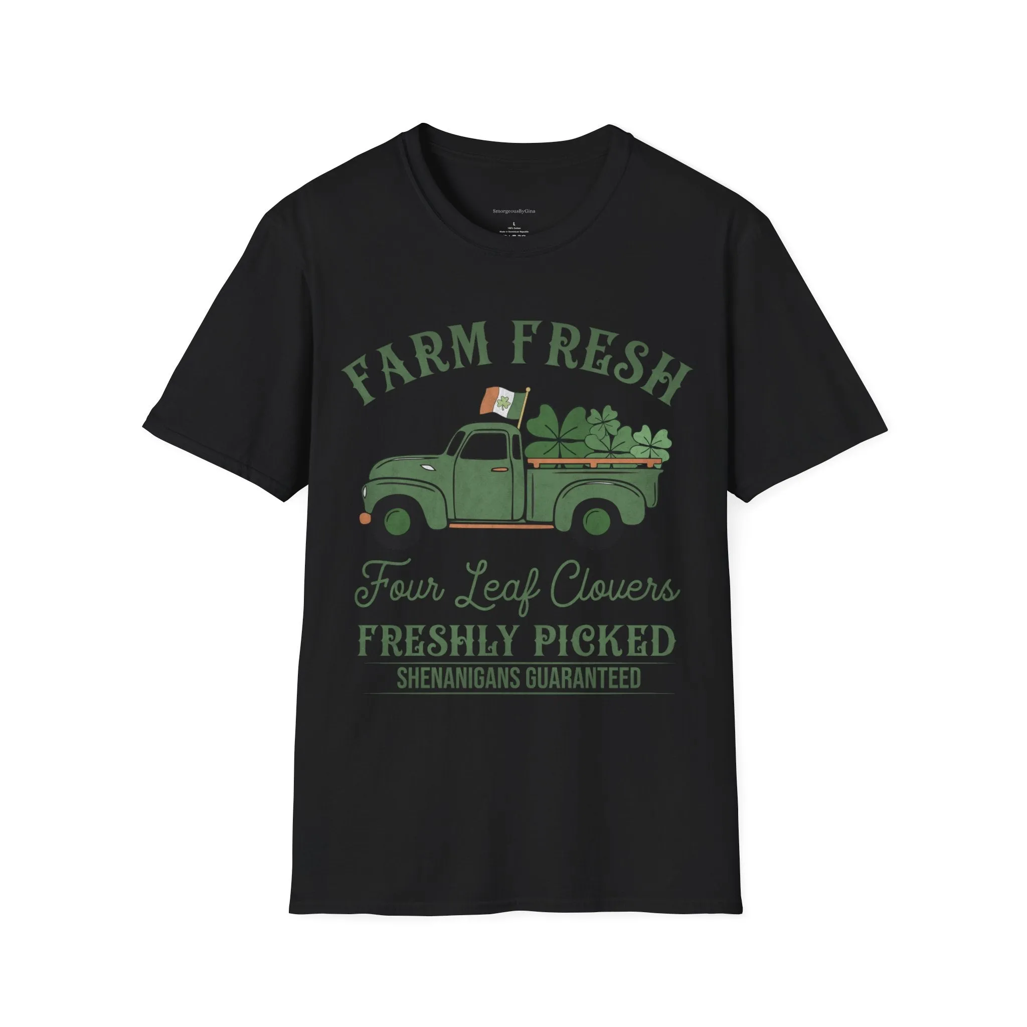 Farm Fresh Four Leaf Clovers Softstyle T-Shirt
