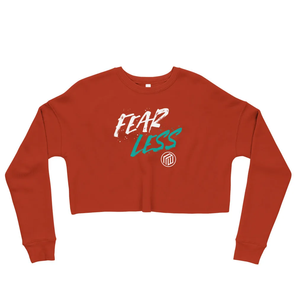 Fear Less Crop Sweatshirt