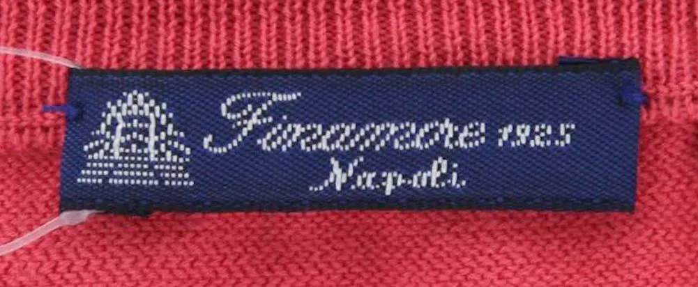 Finamore Napoli Pink Cotton Sweater - Size: Large US / 52 EU