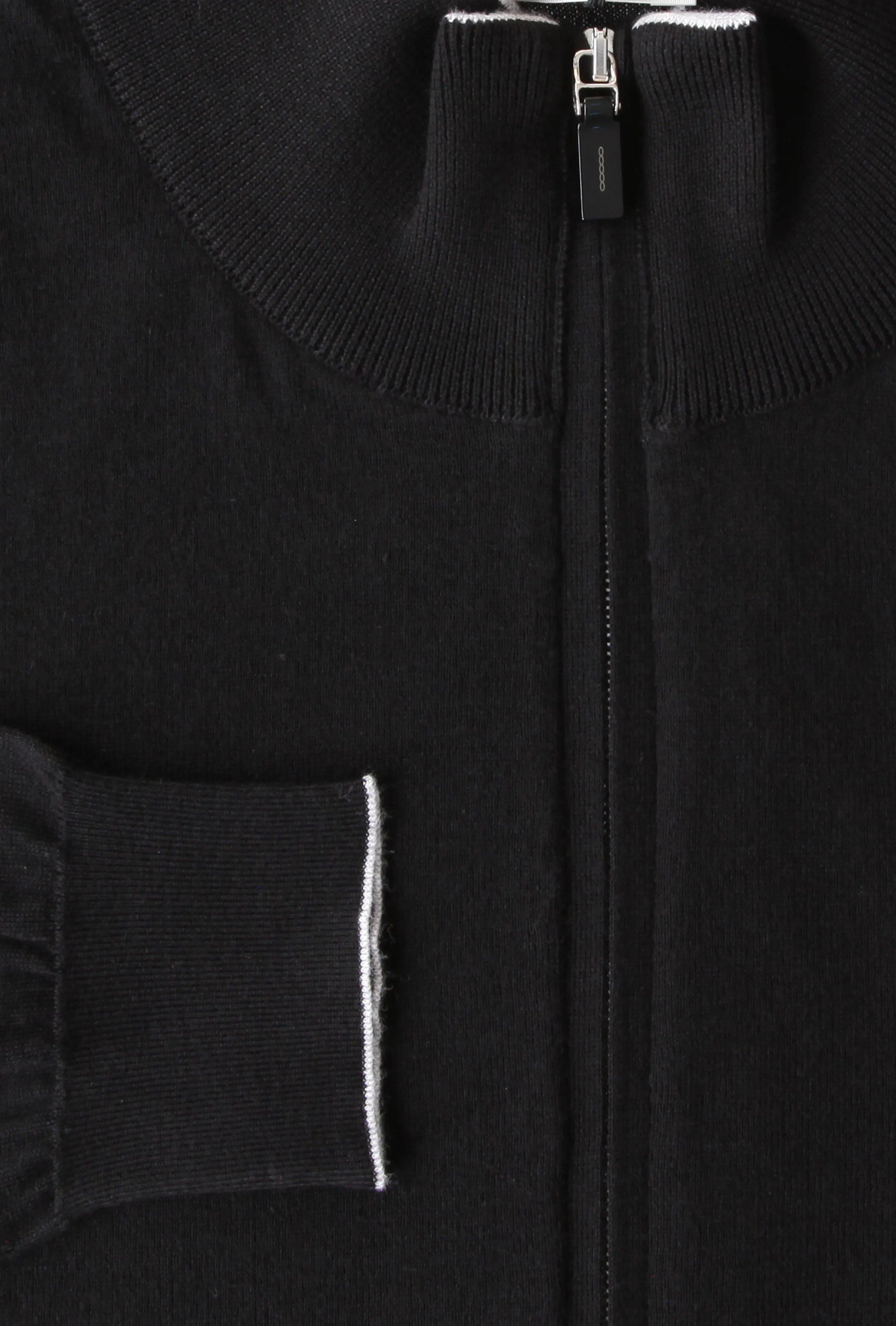 Fiori Di Lusso Black Funnel Sweater