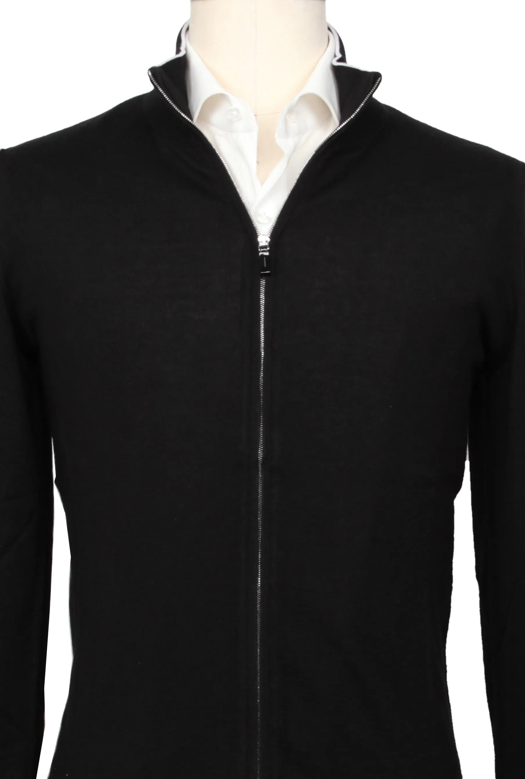 Fiori Di Lusso Black Funnel Sweater