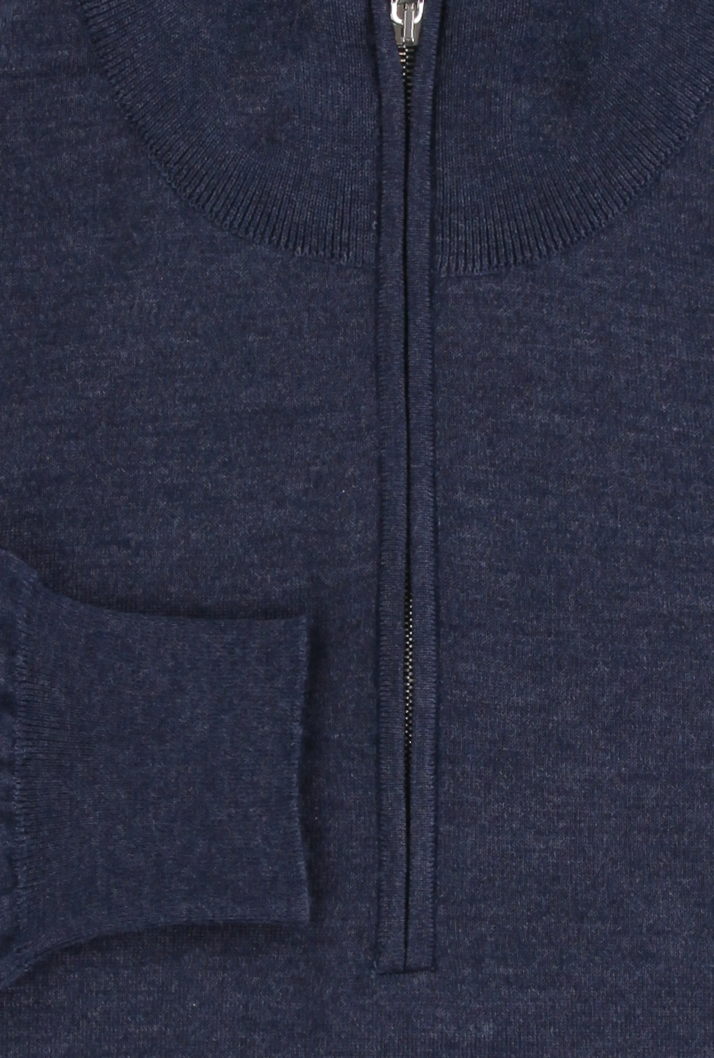 Fiori Di Lusso Blue 1/4 Zip Sweater
