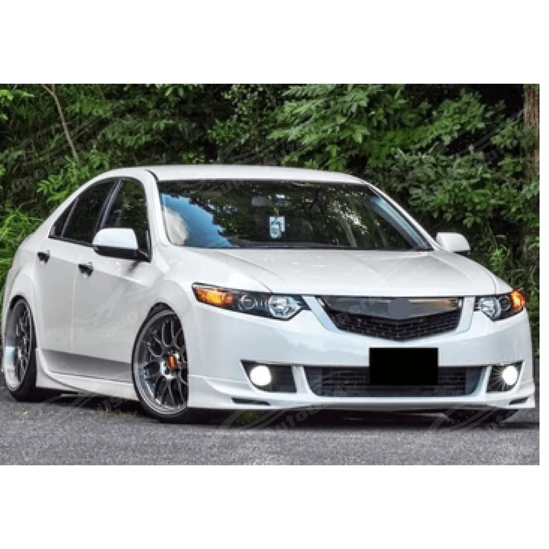 Fits Acura TSX 2009-2010 Type-S Style PU Front Lip Side Skirts Rear Bumper Body Kits