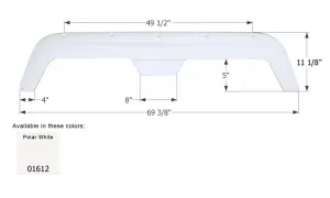 Fleetwood 5th Wheel Travel Trailer FS755 - Polar White
