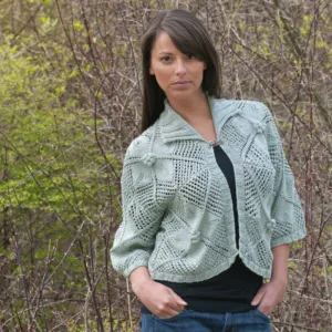Floral Lace Jacket Kit in Ultra Pima Cotton