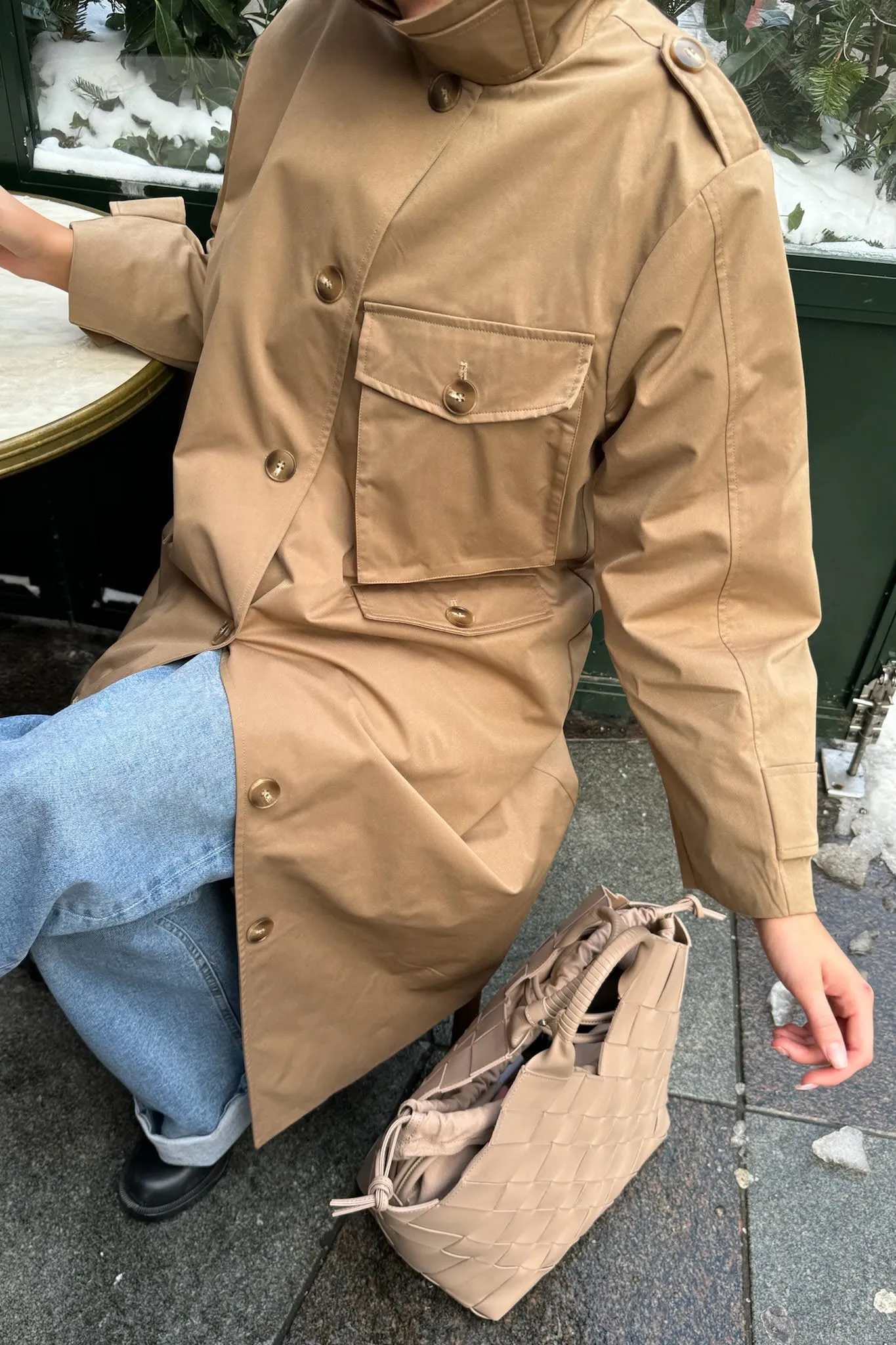 FrejaIC Trenchcoat - Brun