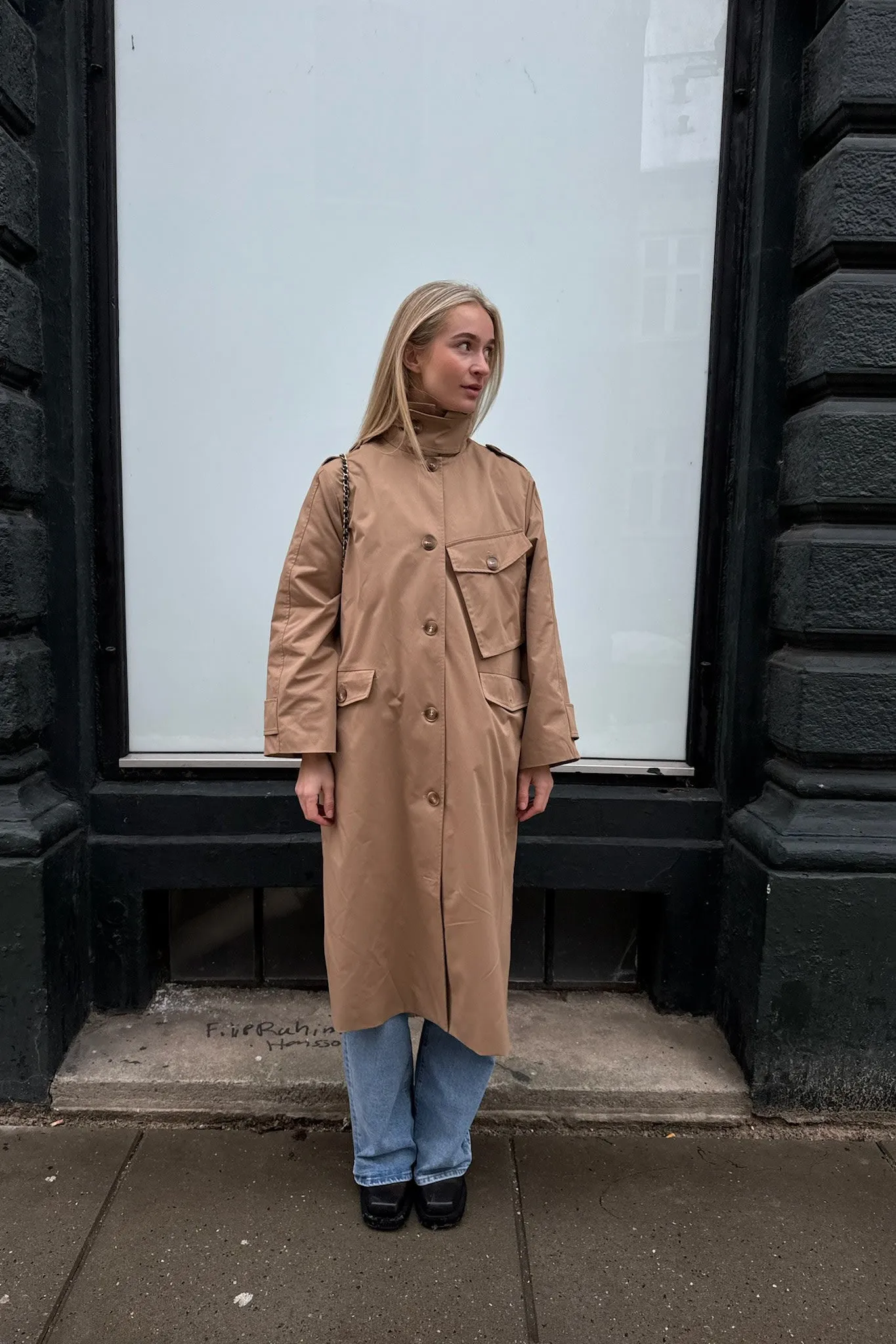 FrejaIC Trenchcoat - Brun