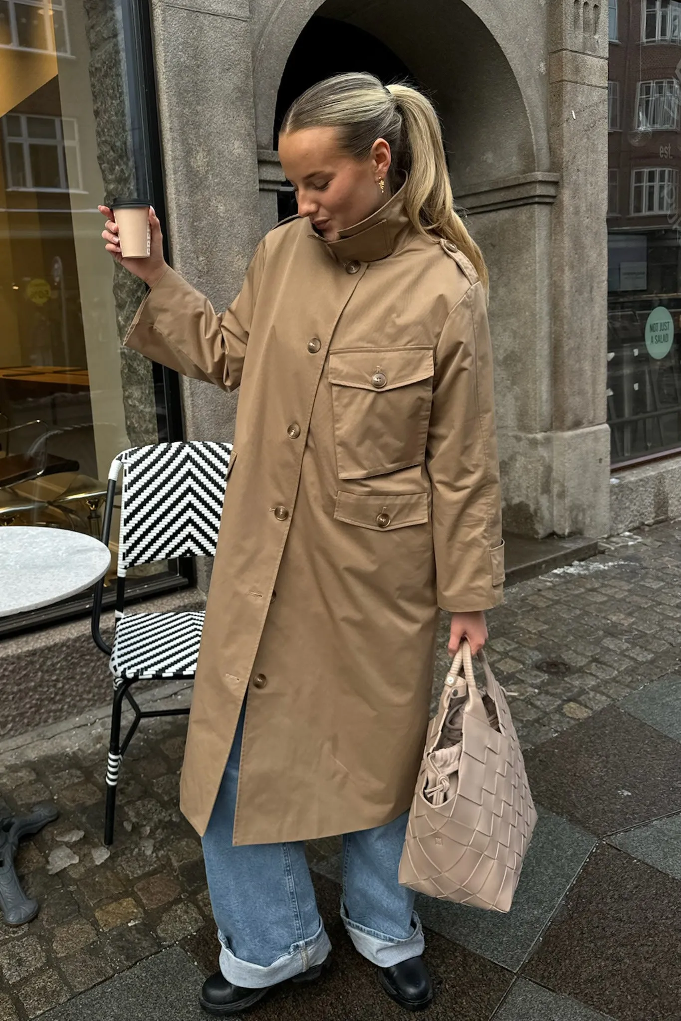 FrejaIC Trenchcoat - Brun