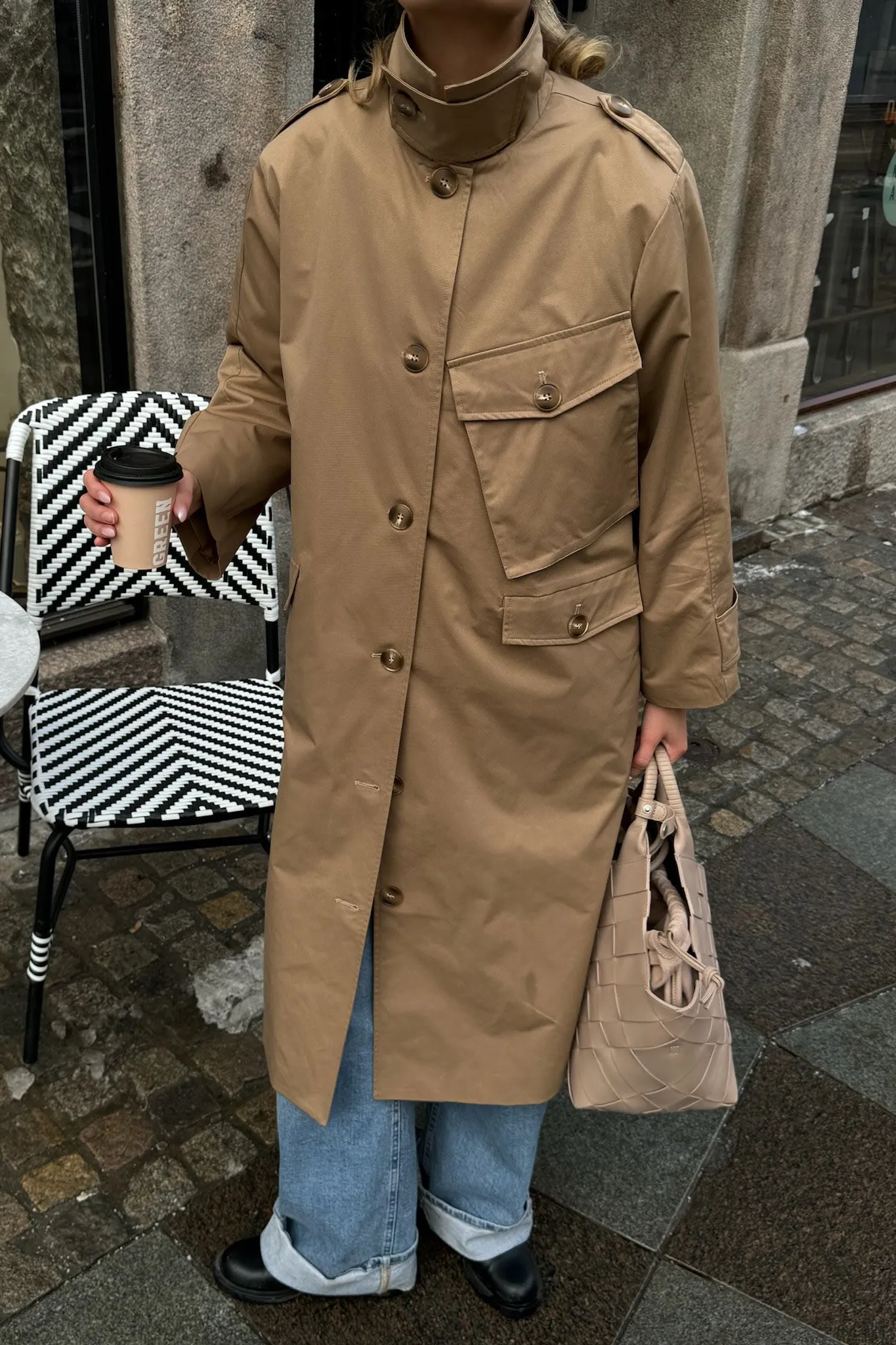 FrejaIC Trenchcoat - Brun