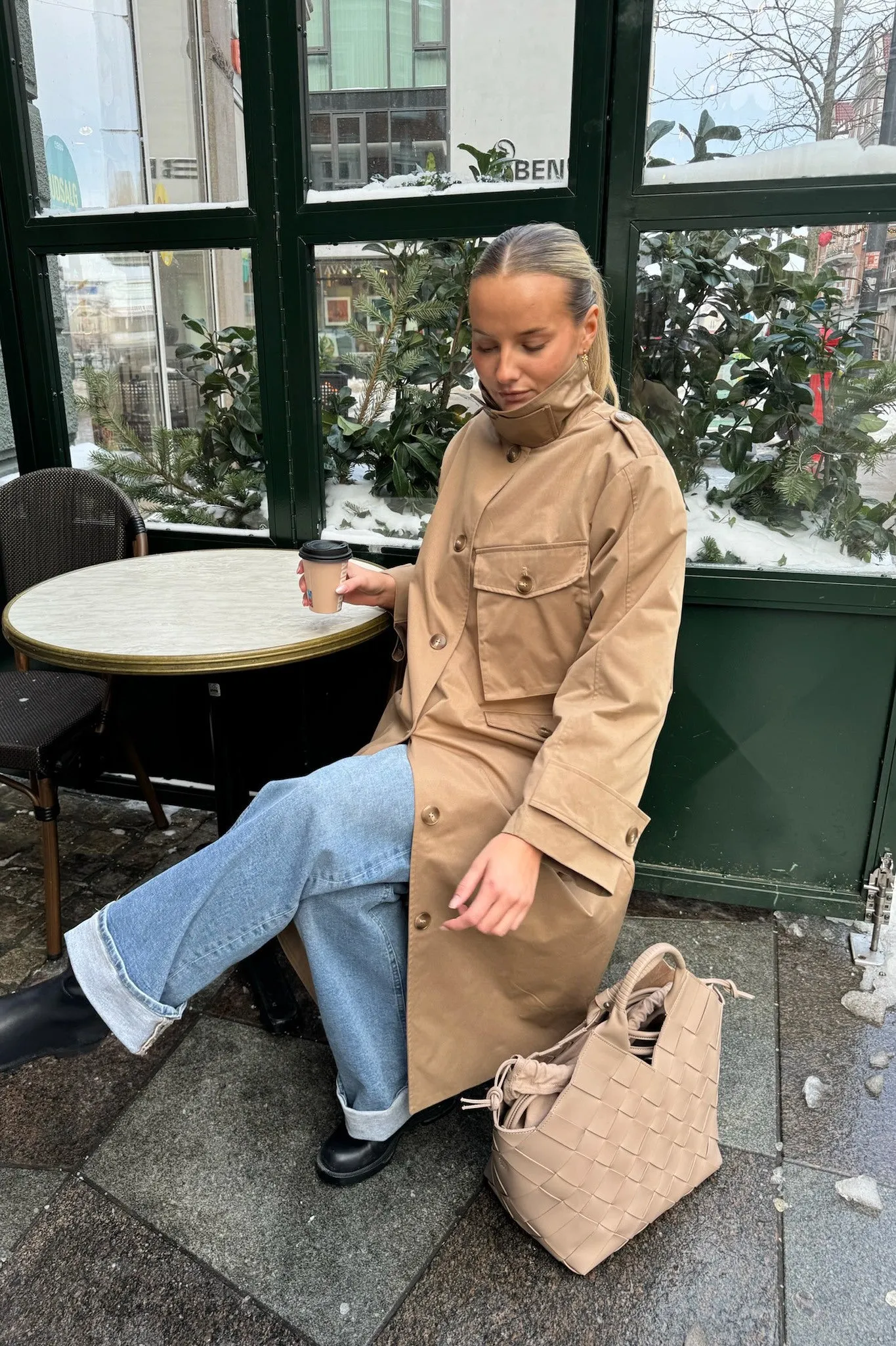FrejaIC Trenchcoat - Brun