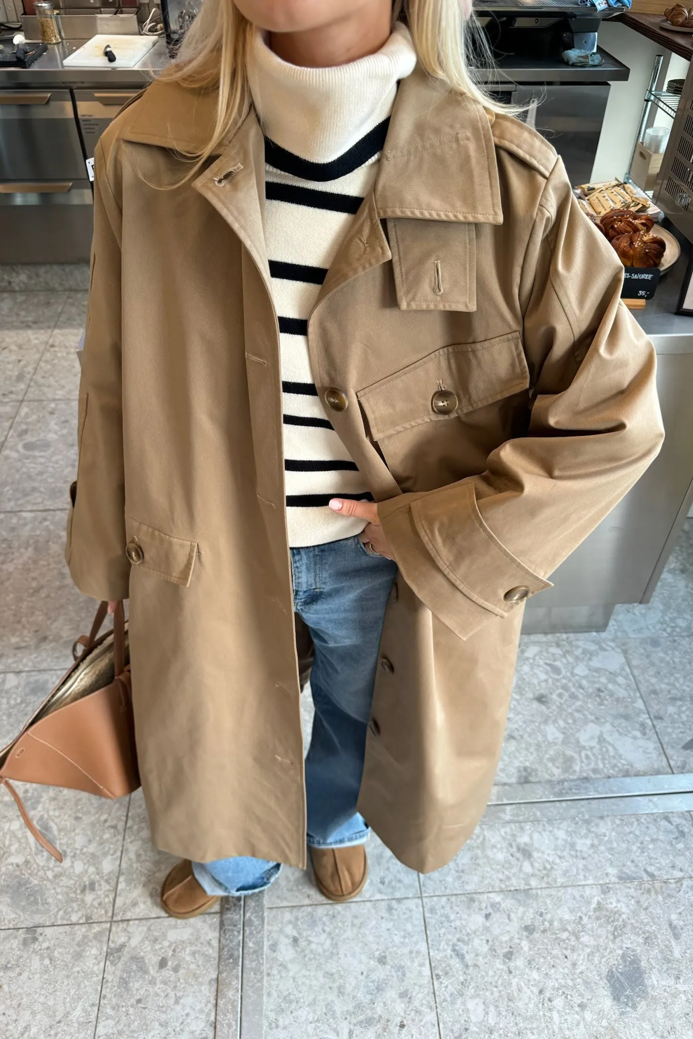 FrejaIC Trenchcoat - Brun
