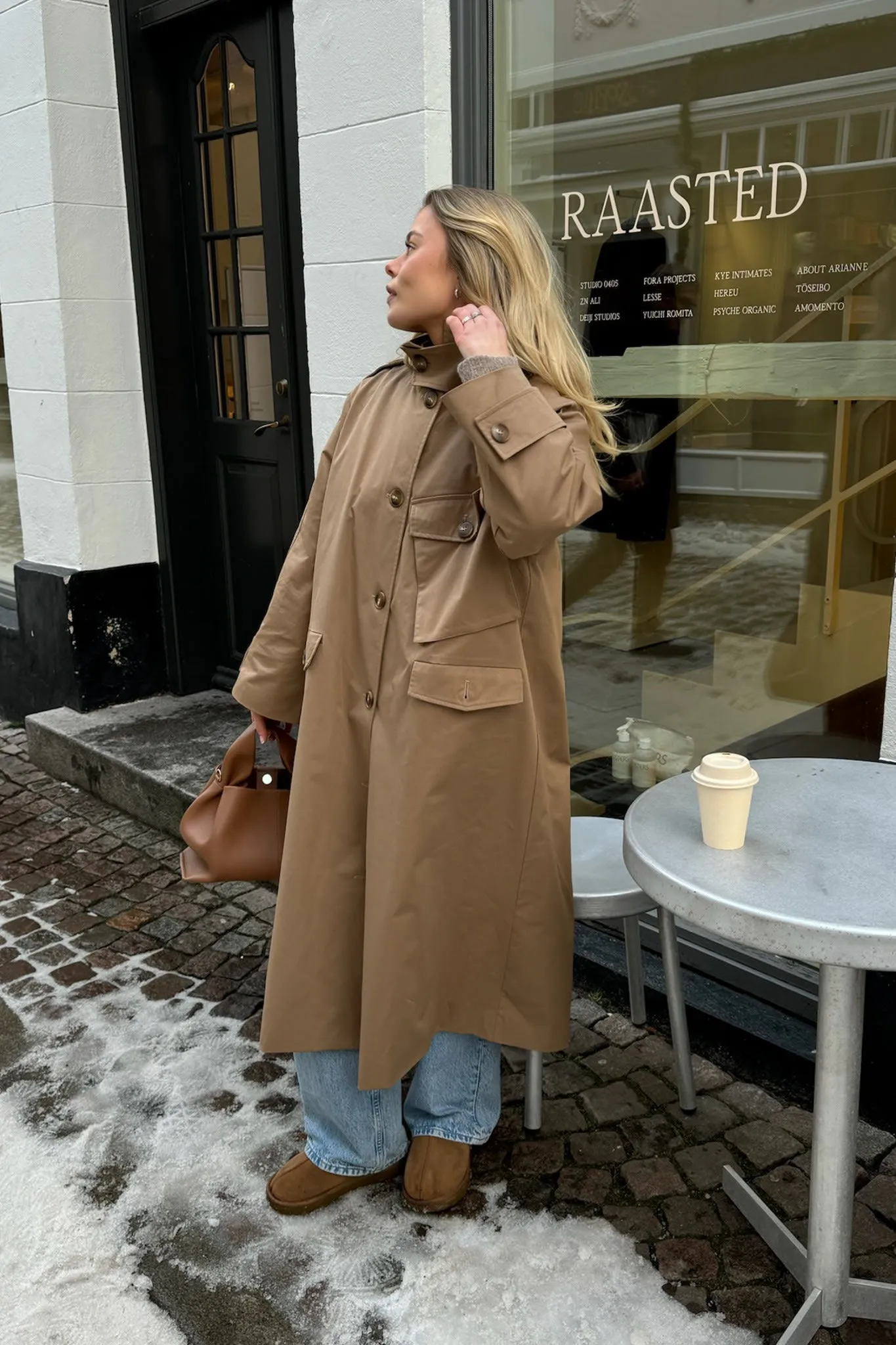 FrejaIC Trenchcoat - Brun